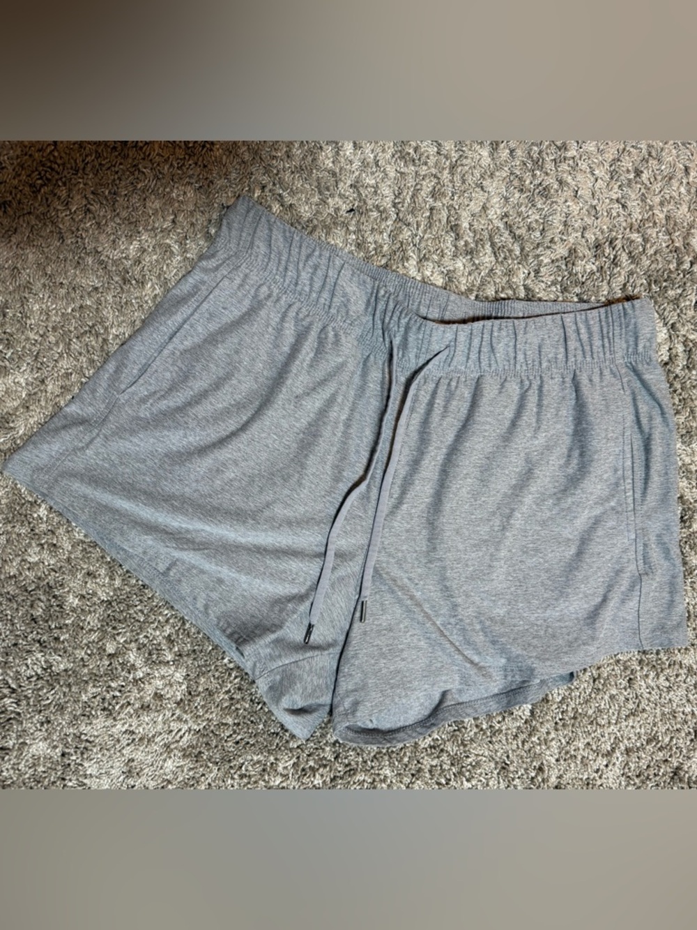 Women’s Gray Lounge “Butter Luxe” Shorts - Casual Drawstring